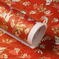 YERZ Vật liệu nghệ thuật Giấy gói quà phong cách Nhật Bản 4258cm Họa tiết hoa anh đào Giấy origami S