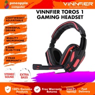 Vinnfier Toros 1 Gaming Headphone Extra Bass & Stereo Sound For Mobile & Desktop