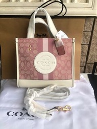 💗Coach Dempsey tote 22 in signature jacquard with patch 💗IMMEDIATE SHIPMENT