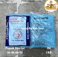 Pupuk STARTER NPK 16-16-16+TE GOLDEN MAX KEMASAN 1 KG