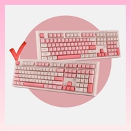 WK50 Silent Wireless Keyboard | 108 Keys | Bluetooth | Pink Keyboard