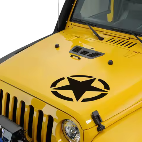 Car Hood Cover Stickers Auto Vinyl Decals For Jeep Compass Cherokee Renegade Wrangler JK JL CJ 4x4 T