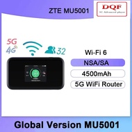 ZTE MU5001 5G Mobile WiFi6 Router Support Wifi6 1.76Gbps 32 user Global Version and Version
