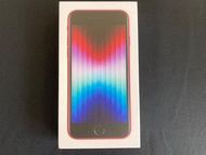 港行 全新 未開封 iPhone se3 se 3 2022 128gb 一年蘋果保養 只有紅色 what app 6497 6645 (not 17e)