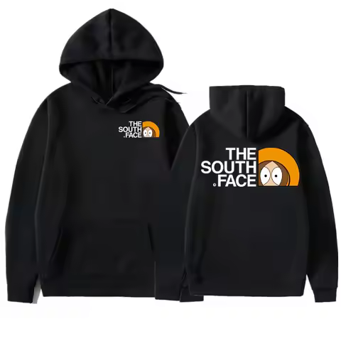 THE SOUTH FACE Hoodie Cute Anime Straight Uttta Cycling Stan Kyle Eric Cartman Kenny Printed Tops St