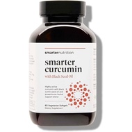 Smarter Nutrition Curcumin Softgels - Suplemen Kunyit 400 mg Penyerapan Tinggi Vegan + Minyak Habbat