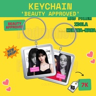 KEYCHAIN "BEAUTY APPROVED" KOREA IDOL BLACKPINK ILLIT LeSerra