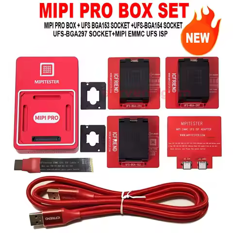 2025 NEWEST Original MIPITESTER / MiPi Box Max /MIPI PRO+UFS-BGA153+UFS-BGA254+UFS-BGA297+ISP-NB1+Ad