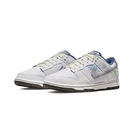 Nike Dunk Low Bright Side 燈心絨 拼接 灰藍 DQ5076-001