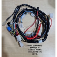 SUZUKI GSX WIRING - STARTER - // HARNESS WIRING WAYAR WIRE SET/ FX110 /