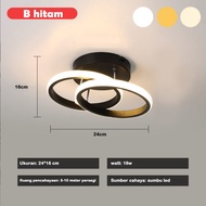 3 Colors Dimming Lampu Plafon LED Ceiling Light Lampu Hias Rumah Ruang Tamu Kamar Minimalis Tempat L