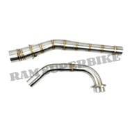 YAMAHA LC135 5S 5-SPEED RACING EXHAUST MANIFOLD 32MM - 51MM STAINLESS STEEL LC V2 V3 V4 V5 V6 V7 AHM