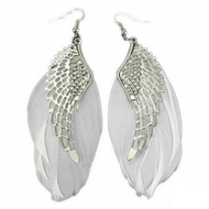 Angel Wings Feather Earrings