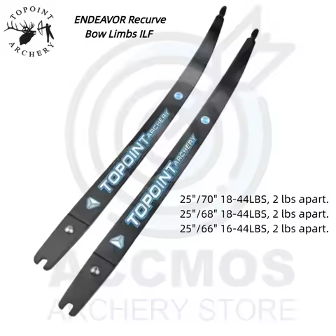1pair Archery R10 ENDEAVOR Recurve Bow Limbs 70inch 18-44lbs Bow Shoulder Outdoor Hunting Competitiv