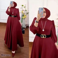 Baju Gamis Model Terbaru 2023 Gamis viral Trendy kekinian baju wanita viral model lebaran Outfit wan