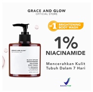 [BPOM] GRACE and GLOW Body Wash Brightening with Niacinamide  Anti Acne Anti Aging with Collagen 400ml