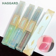 【In Stock】 HAGGARD Green Limited Scepter Double-Ended Glaze Water Mist Lip Gloss Dual-Use Matte Lips