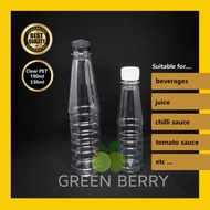 [190ml / 330ml] Empty PET Sauce plastic bottle| plastik kosong botol sos | honey bottle | botol madu