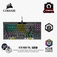 Corsair K70 RGB TKL CHAMPION SERIES Optical-Mechanical Gaming Keyboard with PBT DOUBLE SHOT PRO Keyc