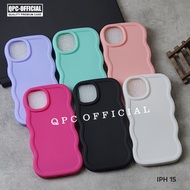 Latest Wave Macaron Case Softcase Casing iphone 15 iphone 15 Plus iphone 15 Pro iphone 15 Pro Plus