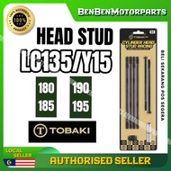 YAMAHA LC135 / Y15ZR RACING CYLINDER HEAD BLOCK STUD BOLT STUD 180 185 190 195 M6 ORIGINAL TOBAKI