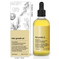 Natural Rosemary Hair Growth Oil Hair Strengthening for Dry Damaged Hair