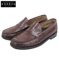 Pre-owned GH Bass LOGAN penny loafers, men's, Bordeaux, size 41, BA11035H.