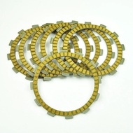 7PC Motorcycle Friction Clutch Disc Plates For Suzuki DR250 DR250S DR 250 SE 1990-1994 DR350 DR350S 