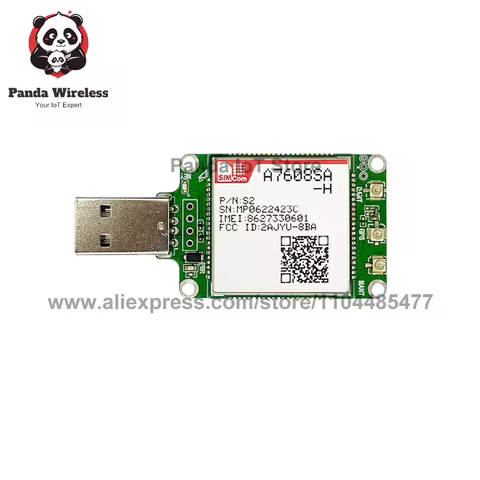 A7608SA-H USB Dongle LTE-FDD LTE B1/B2/B3/B4/B5/B7/B8/ B20/B28/B38/B40 LTE CAT1+Qualcomm chip suporr