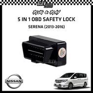 Nissan Serena C26 2013 - 2017 OBD Auto Lock (5 in 1) Safety Accessories 2014 2015 2016