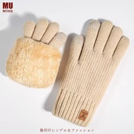 2025 New Product Fleece Gloves Touch Screen Warm Fleece Lining Thickened Autumn Winter Men Women Col