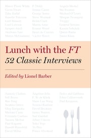 Lunch with the FT Lionel Barber