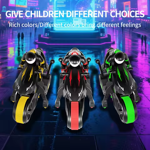 Y09 RC Motorcycle Rc Cars Self-stable Balance Standing Competitive Racing Drift Stunt Electric Motor