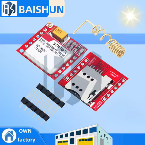 1PCS Smallest SIM800L GPRS GSM Module MicroSIM Card Core BOard Quad-band TTL Serial Port