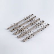 Notebook Binder 6 Holes 27cm Universal A5 Paper Inner Core Binding Storage Clip Metal Hoop Factory D