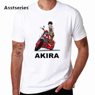 Akira Synthwave T Shirt Male Fashion Anime Print Tshirt Homme Streetwear Comfortable T-Shirt