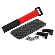 Carbon Fiber Battery Tray with Velcro for Low Center LCG Chassis Prefixal Gearbox Motor RC