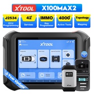 XTOOL X100MAX2 J2534 Bidirectional OBD2 Scanner with KC501 ECU Coding 42 Resets Topology CANFD DOIP