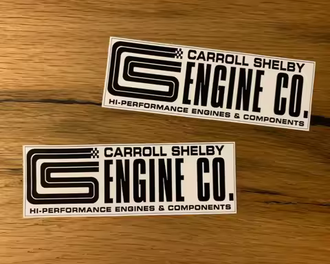 Sticker Car Styling for SHELBY Cobra 289 427 AC Daytona USA V8 Big Block Muscle Bike Auto Body Windo