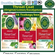 Traditional Medicinals, Organic Throat Coat Tea, Original with Slippery Elm/ Lemon Echinacea/ Eucaly
