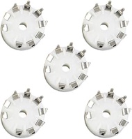 lanema 5pcs Ceramic 9 Pin B9A PCB Mount Tube Socket for 12AX7 12AT7 12AU7 ECC83 ECC82 E88CC 6922 6p1