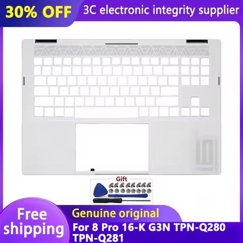 New Original Laptop Case for OMEN 8 Pro 16-K G3N TPN-Q280 TPN-Q281 Palmrest Upper Cover Top Case Rep