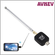 AVNEV Mini USB HD TV Tuner Receiver Digital 2K/8K Micro 2.0 DVB-T for Android Phone Tablet HD QIEUT