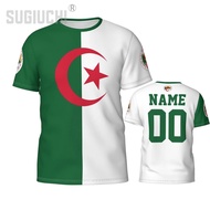 2025 New AdultCustom Name Number Algeria Flag Emblem jersey 3D T-shirts Clothes For Men Women Tees T