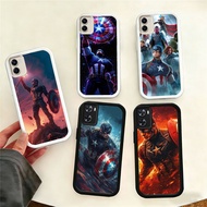 WB51 Marvel Captain America Casing for hp Plating OPPO Reno F23 10 4F 3 11 11F F9 F25 Pro 5G TPU mat
