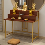 HY-6/Buddhist Hall Shelf Tribute Table Buddha Table Three-Layer Buddha Niche Multi-Layer Altar Incense Table Incense Bur