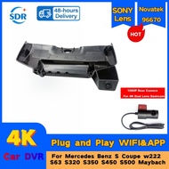 4K 2160P Plug and play Car DVR Video Recorder Dashcam For Mercedes Benz S Coupe w222 S63 S320 S350 S
