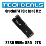 Crucial P3 PCIe Gen3 M.2 2280 NVMe SSD - 2TB