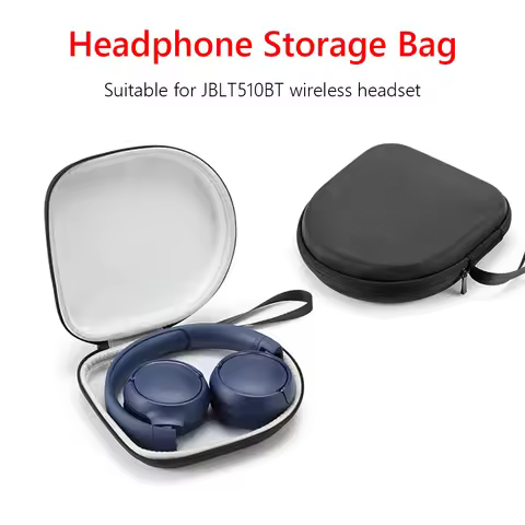 Hard EVA Headphone Case Pouch for JBL TUNE 510BT Wireless Headset Storage Bag