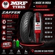 MRF ZAPPER 70/90-14, 80/80-14, 80/90-14, 90/80-14, 90/90-14, 100/80-14, 110/70-14 TUBELESS TIRE